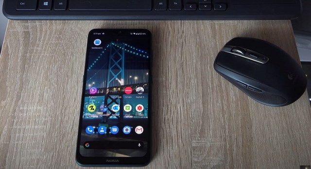 Nokia 7.2 running on Android One